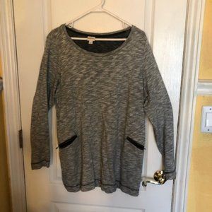 Merona Women's Gray Long Sleeve Top